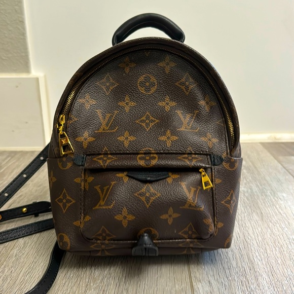 AUTHENTIC LOUIS VUITTON Palm Springs mini backpack - Picture 1 of 8